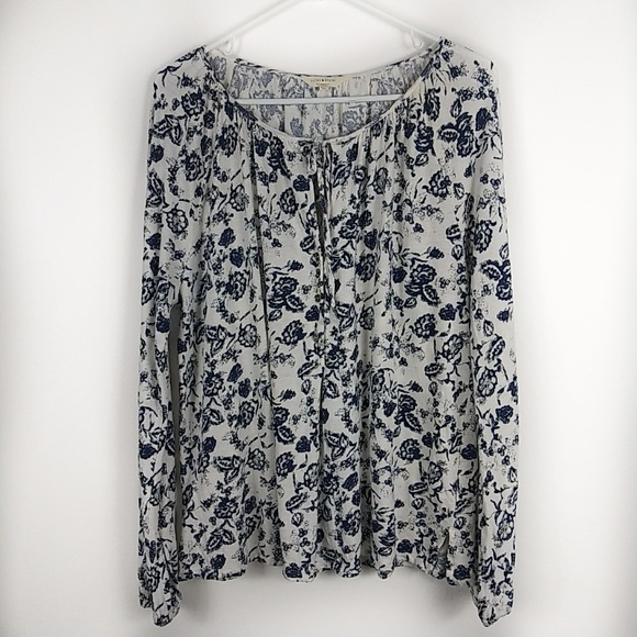 Lucky Brand Tops - Lucky Brand scoop neck boho peasant top